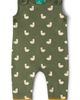 Little Green Radicals Little Green Radicals Kids' Duck Print Organic Cotton Dungarees  - 1