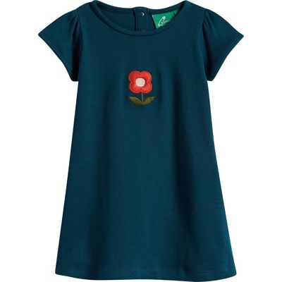 Little Green Radicals Little Green Radicals Kids' Floral Organic Cotton T-Shirt Dress