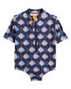 Little Green Radicals Little Green Radicals Kids' Little Fish UPF 50+ One-Piece Rashguard Swimsuit - 1