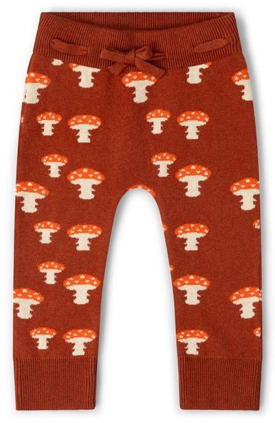 Little Green Radicals Little Green Radicals Kids' Mushroom Tie Waist Joggers