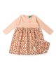 Little Green Radicals Little Green Radicals Kids' Petals Easy Peasy Long Sleeve Dress & Bloomers - 1