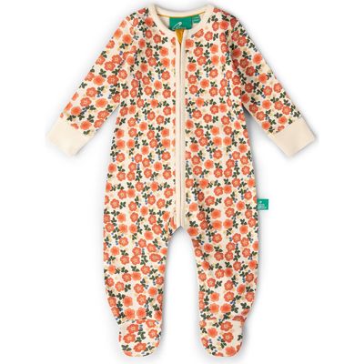 Little Green Radicals Little Green Radicals Kids' Petals Organic Cotton Footie