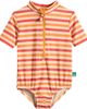 Little Green Radicals Little Green Radicals Kids' Stripe Sorbet UPF 50+ One-Piece Rashguard Swimsuit - 1
