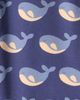Little Green Radicals Little Green Radicals Kids' Whales UPF 50+ Long Sleeve One-Piece Rashguard Swimsuit - 2