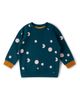 Little Green Radicals Little Green Radicals Print Organic Cotton Crewneck Sweatshirt - 1