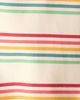Little Green Radicals Little Green Radicals Stripe Organic Cotton Twill Bubble Romper - 2