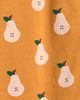 Little Green Radicals Little Green Radicals Summer Pears Organic Cotton Footie - 2