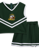 LITTLE KING Girls Youth Little King Green Oregon Ducks Two-Piece Cheer Set  - 1