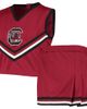 LITTLE KING LITTLE KING Girls Youth Garnet South Carolina Gamecocks Two-Piece Cheer Set  - 1