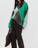 Little Lies Little Lies Argyle Sweater Mint/Chocolate Brown - 5