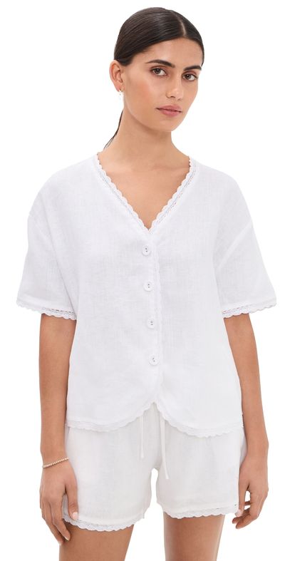 Little Lies Little Lies Hannah Blouse White