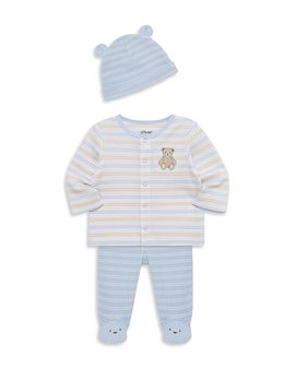 Little Me Little Me Boys' Bears Hat & Cardigan Set