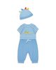 Little Me Little Me Boys' Dino Bodysuit, Pants & Beanie Set - 3