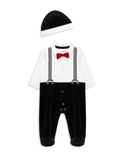 Little Me Little Me Boys' Dressy Footie & Hat