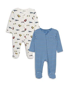 Little Me Little Me Boys' Grand Prix 2 Pack Footies