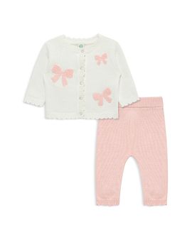 Little Me Little Me Girls' Bows Sweater & Leggings Set