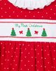 Little Me Little Me Girls' Dainty Trees Cotton Footie & Headband - 3
