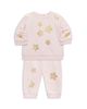 Little Me Little Me Girls' Floral Shine Active Sweatshirt & Pants Set - 3