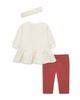 Little Me Little Me Girls' Hearts Sweatshirt Dress Set & Headband - 2