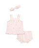 Little Me Little Me Girls' Tulip Sunsuit & Headband Set - 2
