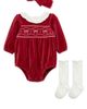 Little Me Little Me Kids' Bows Bubble Romper, Headband & Socks Set - 1