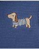 Little Me Little Me Puppy Waffle Hooded Bodysuit & Knit Pants Set - 3