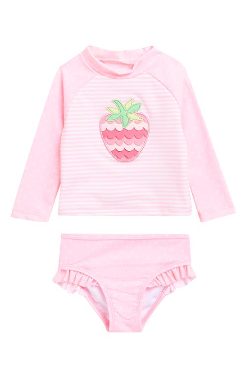 Little Me Little Me Strawberry Two-Piece Rashgaurd Swimsuit