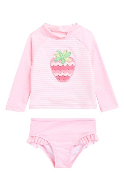 Little Me Little Me Strawberry Two-Piece Rashgaurd Swimsuit