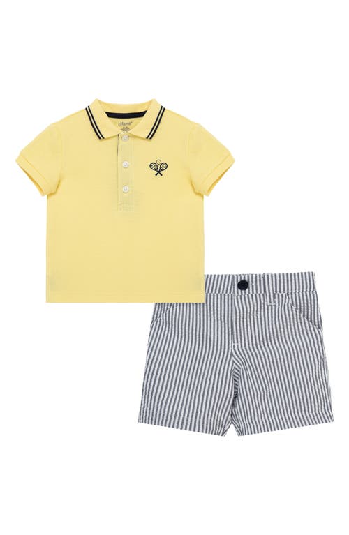 Little Me Little Me Tennis Polo & Shorts Set