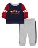 Little Me Little Me Touchdown Crewneck Sweatshirt & Joggers Set - 1