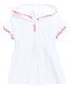 Little Me Little Me Zip Front Hooded Cover-Up Dress - 1