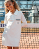 Little Paper Kids Little Paper Kids Addison Long Sleeve Polo Dress - 3
