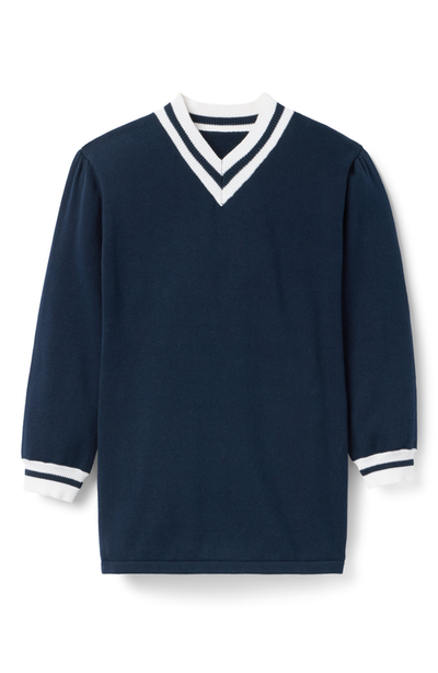 Little Paper Kids Little Paper Kids Georgia Long Sleeve Sweater Dress