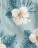 Little Planet Little Planet Floral Button-Up Shirt & Drawstring Shorts Set - 2
