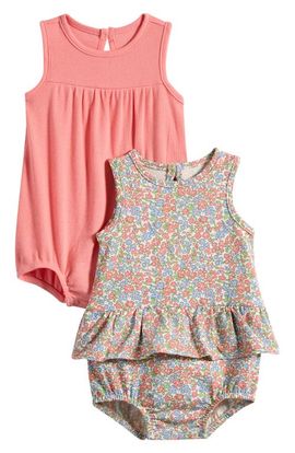 Little Planet Little Planet Floral Organic Cotton Dress & Bloomers Set
