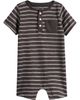 Little Planet Little Planet Henley Romper - 1