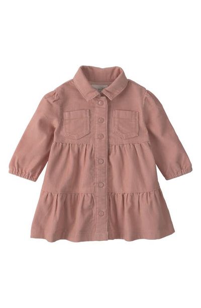 Little Planet Little Planet Kids' Corduroy Tiered Dress with Diaper Cover
