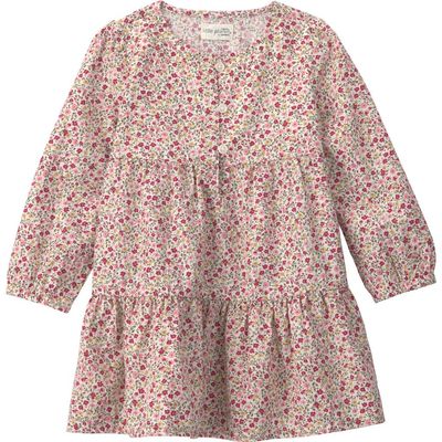 Little Planet Little Planet Kids' Floral Tiered Organic Cotton Dress 