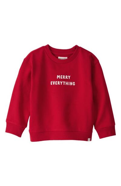 Little Planet Little Planet Kids' Merry Everything Embroidered Sweatshirt