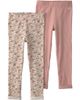 Little Planet Little Planet Kids' Set of 2 Assorted Stretch Organic Cotton Leggings - 1