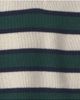 Little Planet Little Planet Kids' Striped Long Sleeve Polo Sweater - 3