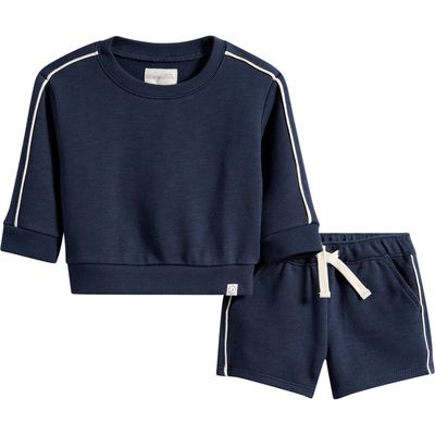 Little Planet Little Planet Organic Cotton French Terry Knit Top & Shorts Set