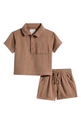 Little Planet Little Planet Organic Cotton Gauze Shirt & Shorts Set