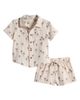 Little Planet Little Planet Print Organic Cotton Gauze Button-Up Shirt & Shorts Set - 1
