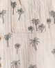 Little Planet Little Planet Print Organic Cotton Gauze Button-Up Shirt & Shorts Set - 2