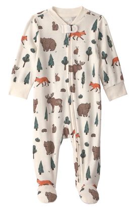 Little Planet Little Planet Print Organic Cotton One-Piece Pajamas
