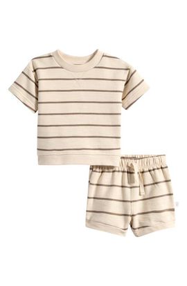 Little Planet Little Planet Stripe T-Shirt & Shorts Set