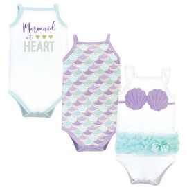 Little Treasure Little Treasure 3Pk Sleeveless Bodysuits