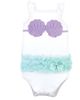 Little Treasure Little Treasure 3Pk Sleeveless Bodysuits - 4