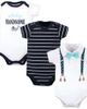 Little Treasure Little Treasure Everyday Cotton Snapsuits - 1